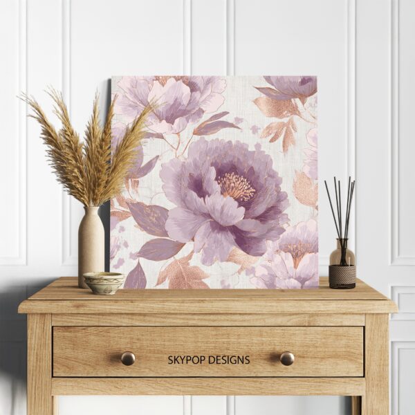 Lavender Peony Art