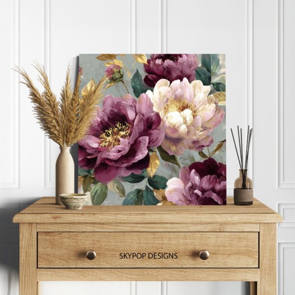 Peony Bloom Art