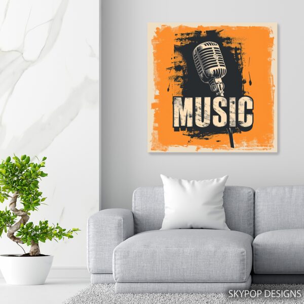 Vintage Microphone Art