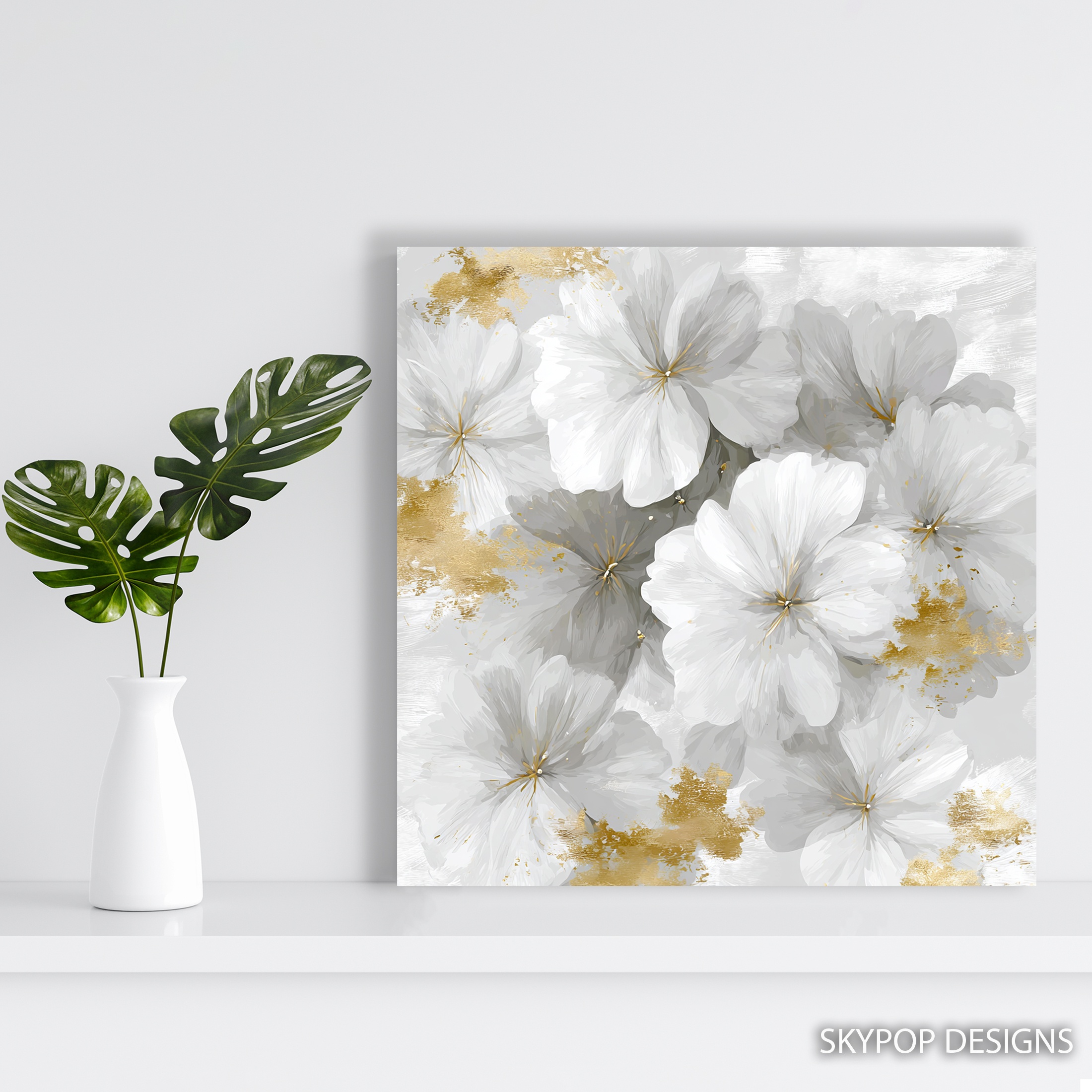 5.jpg Elegant White Blossoms Art