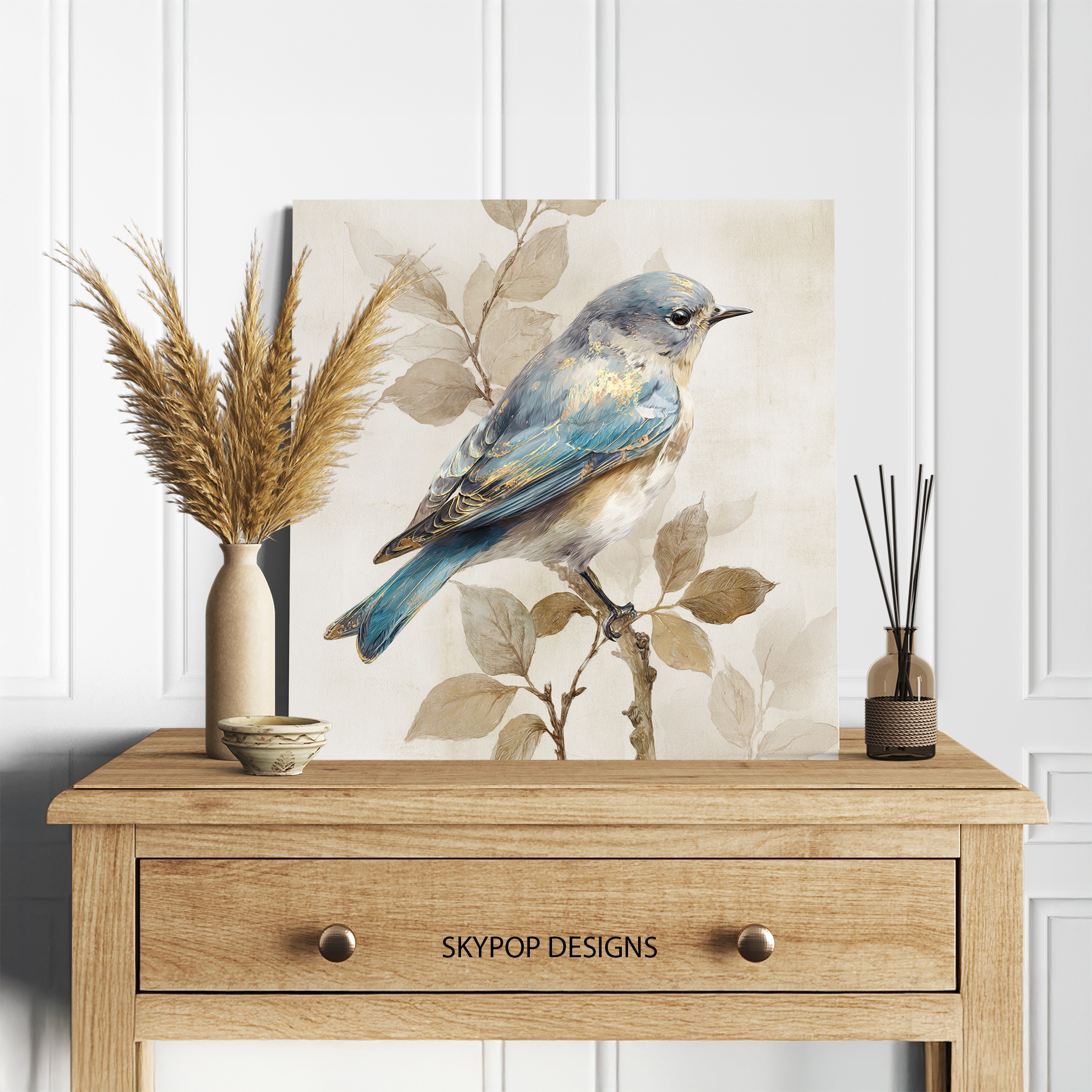 5.jpg Blue Bird Art