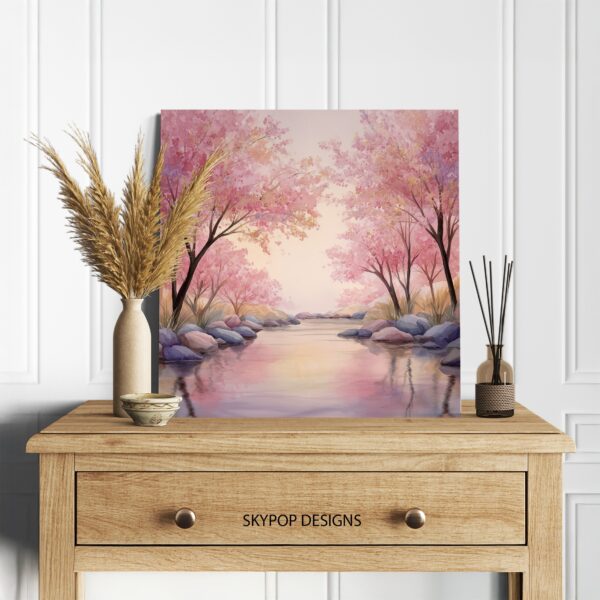 Cherry Blossom Stream Art