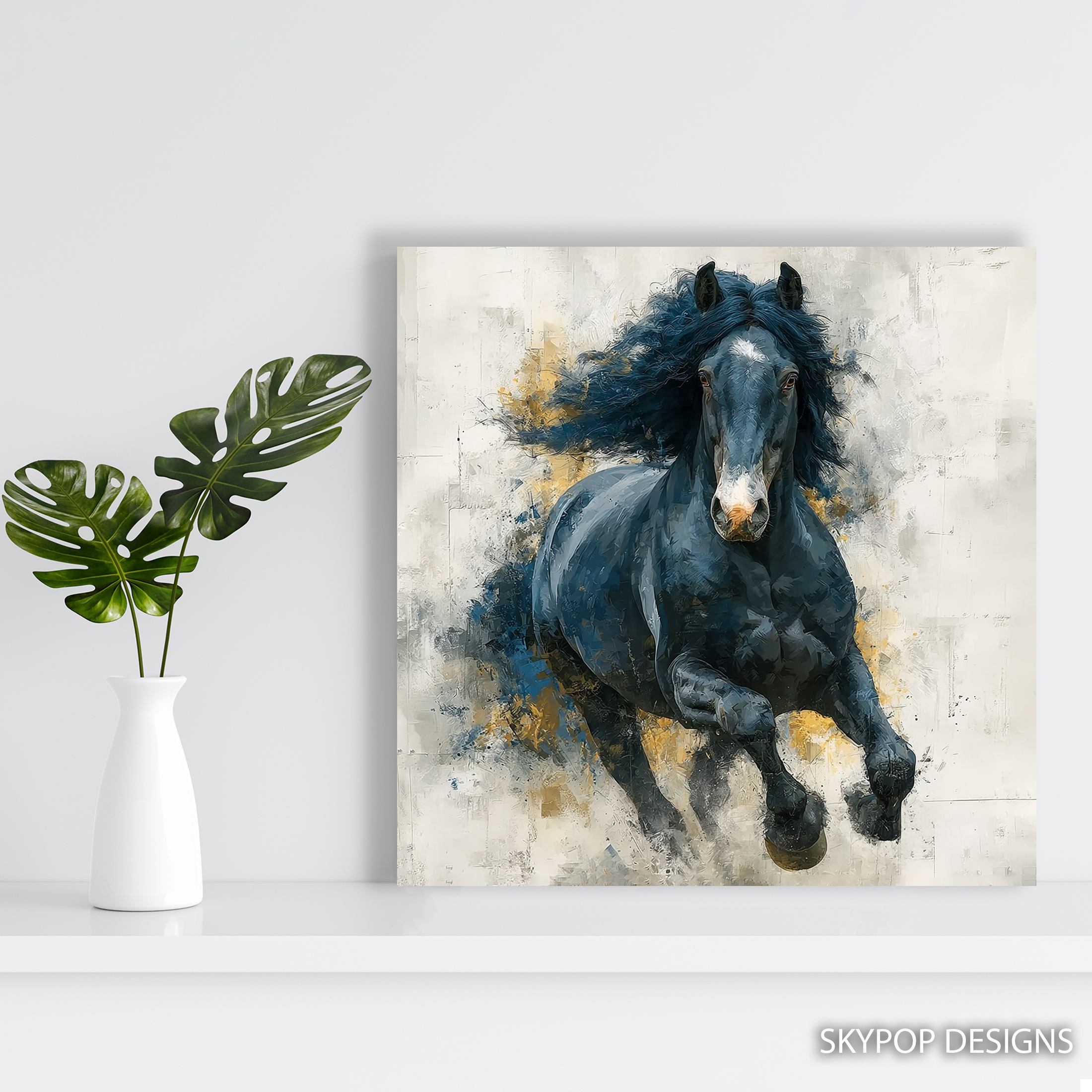 5.jpg Blue Horse Art