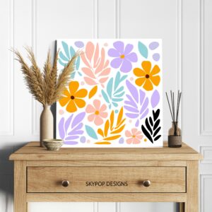 Pastel Floral Bloom Art