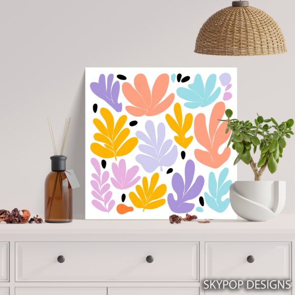 Pastel Abstract Floral Art