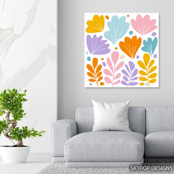 Colorful Floral Abstract Art