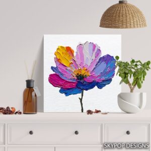 Vibrant Flower Art