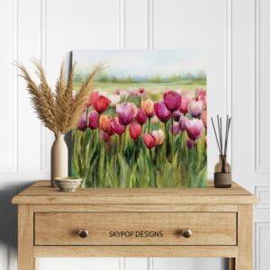 Tulip Field Art