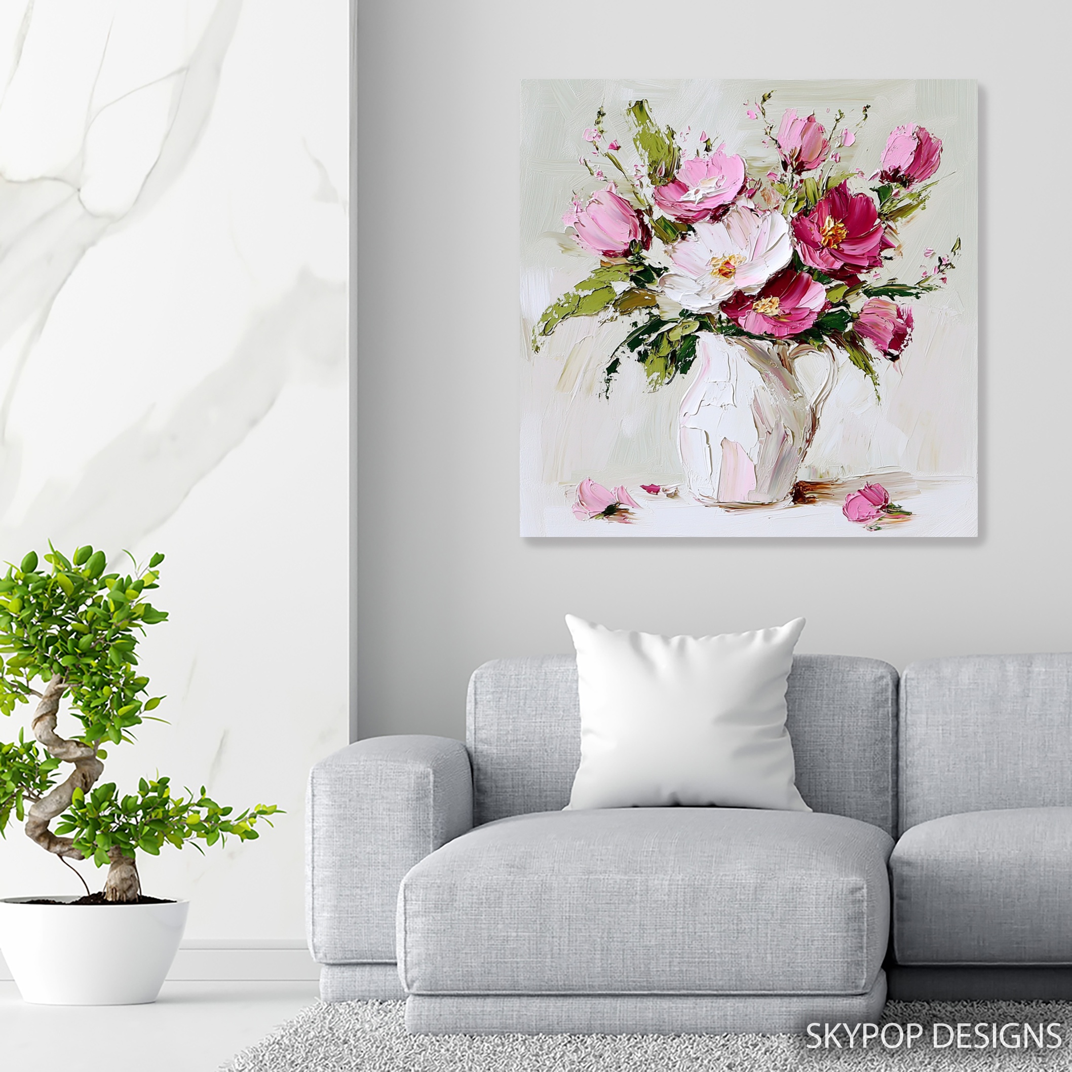 5.jpg Pink Peony Bouquet Art