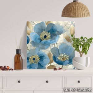 Blue Poppy Art