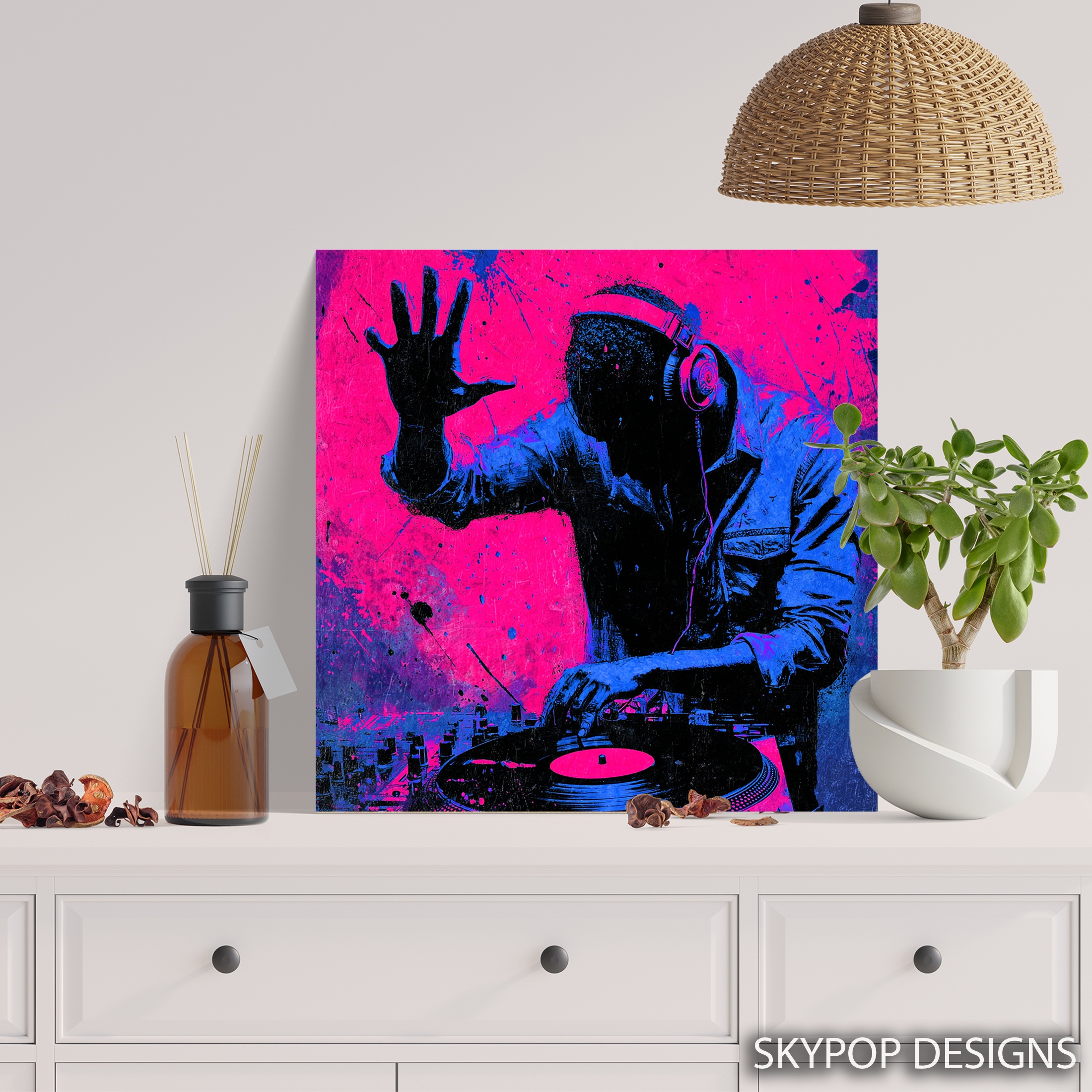 5.jpg DJ Silhouette Neon Art