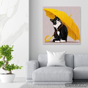 Cat Umbrella Art