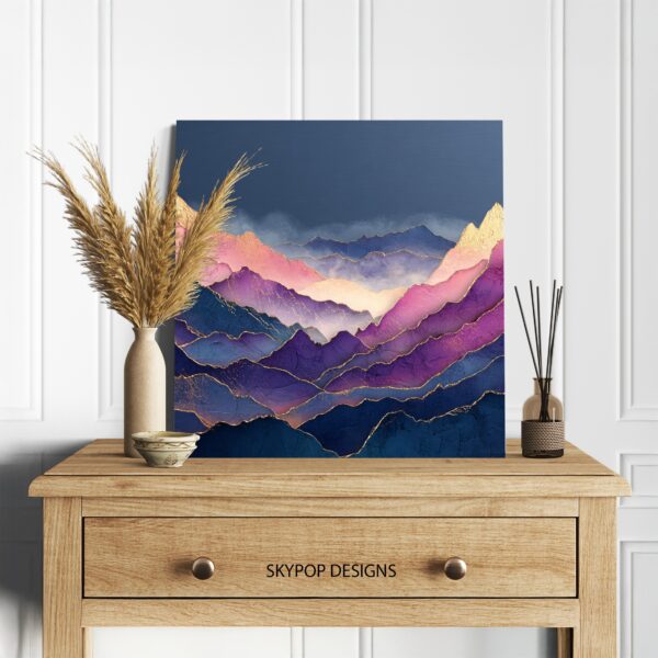 Ethereal Mountain Art