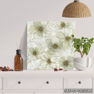 Elegant Floral Sketch Art