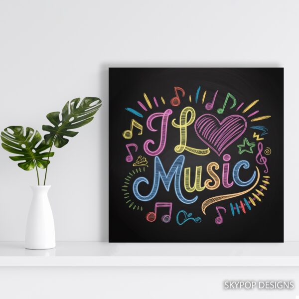 I Love Music Art