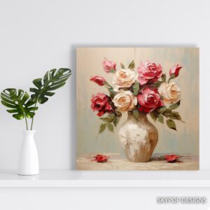 Romantic Rose Bouquet Art