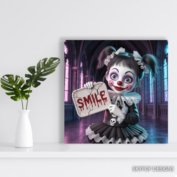 Creepy Clown Smile Art