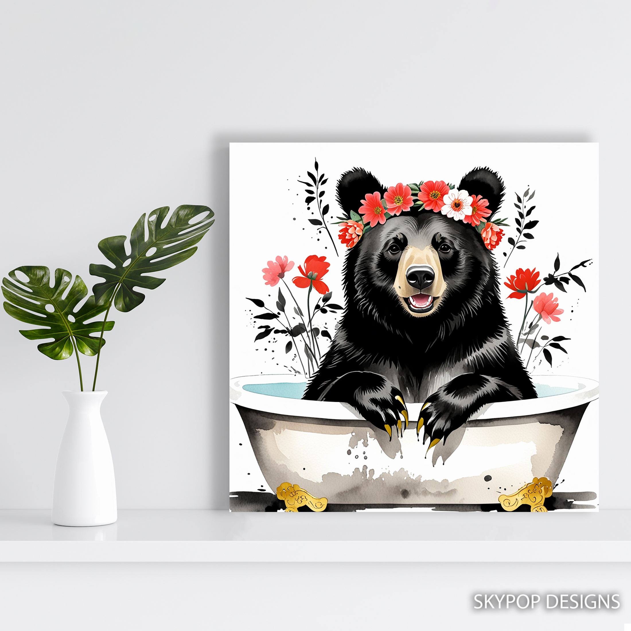 5.jpg Bear Bathtub Art