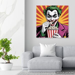 Joker Popcorn Art