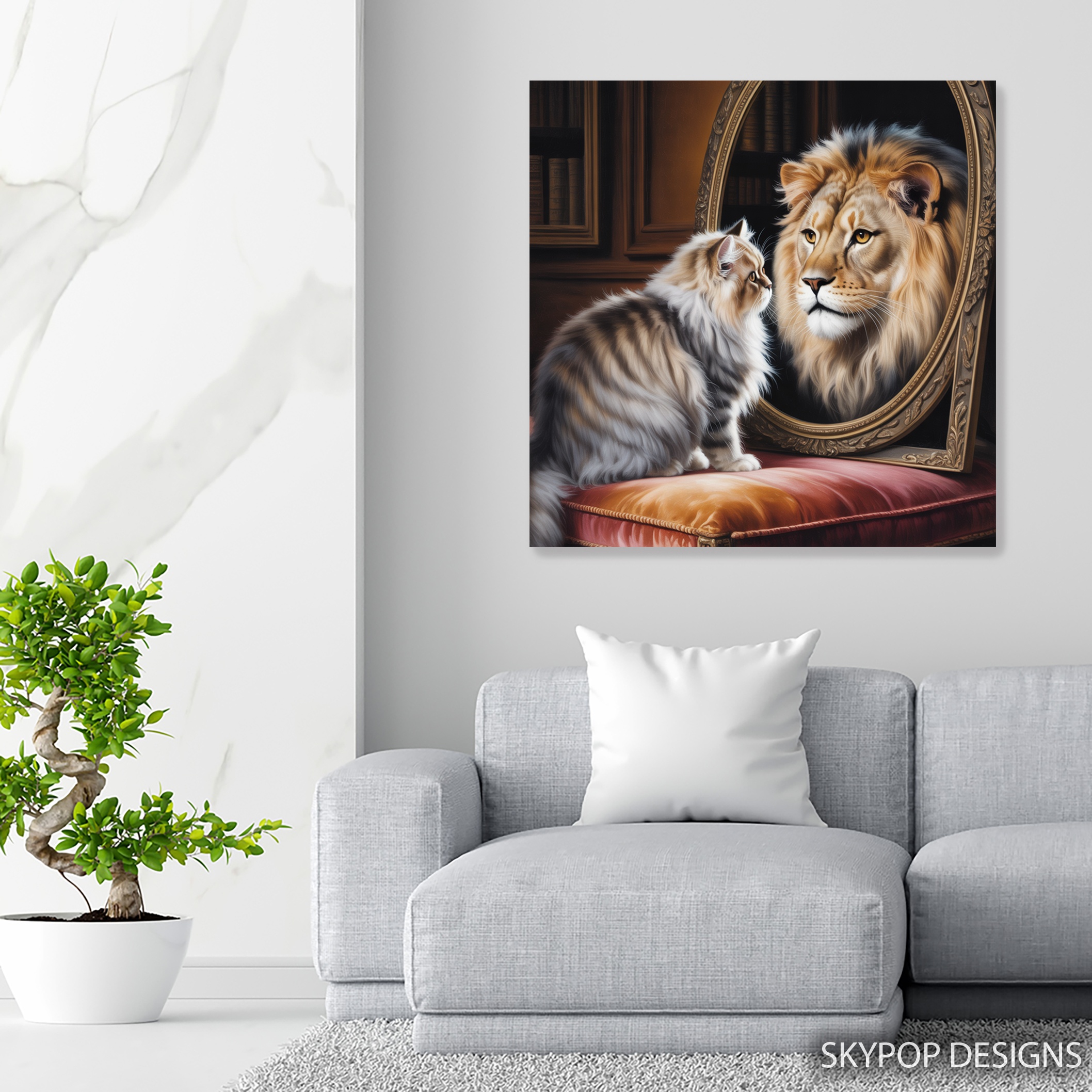 5.jpg Cat Lion Art