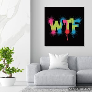 Explosive WTF Typography Art