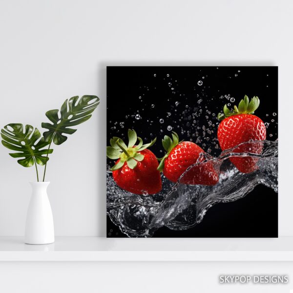 Strawberry Splash Art