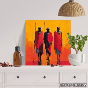 Maasai Warriors Art
