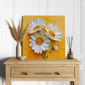 Daisy Bouquet Art