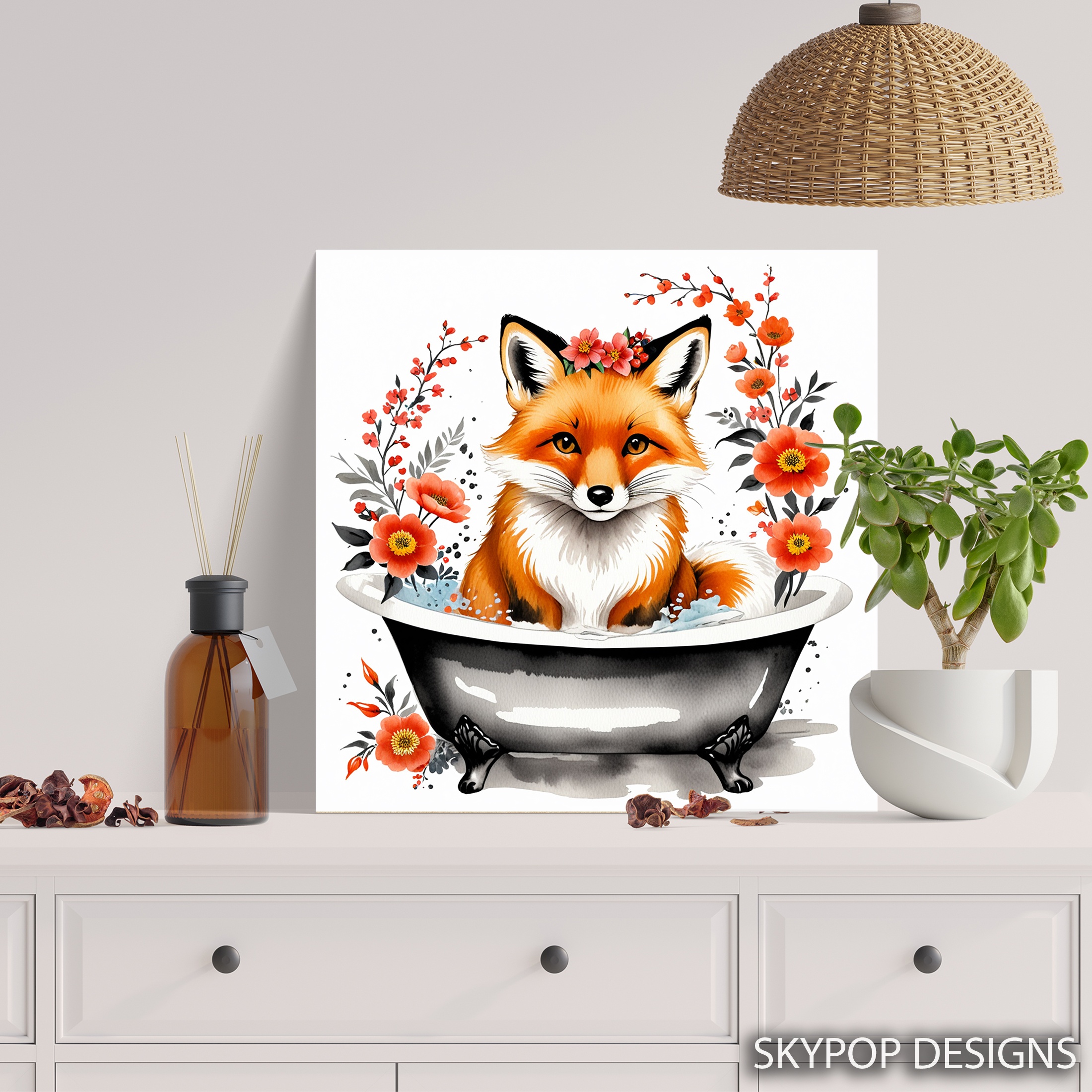 5.jpg Fox Bathtub Art