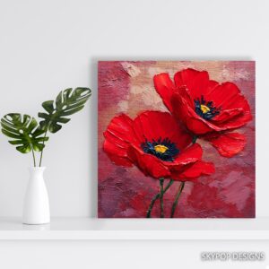 Red Poppy Art