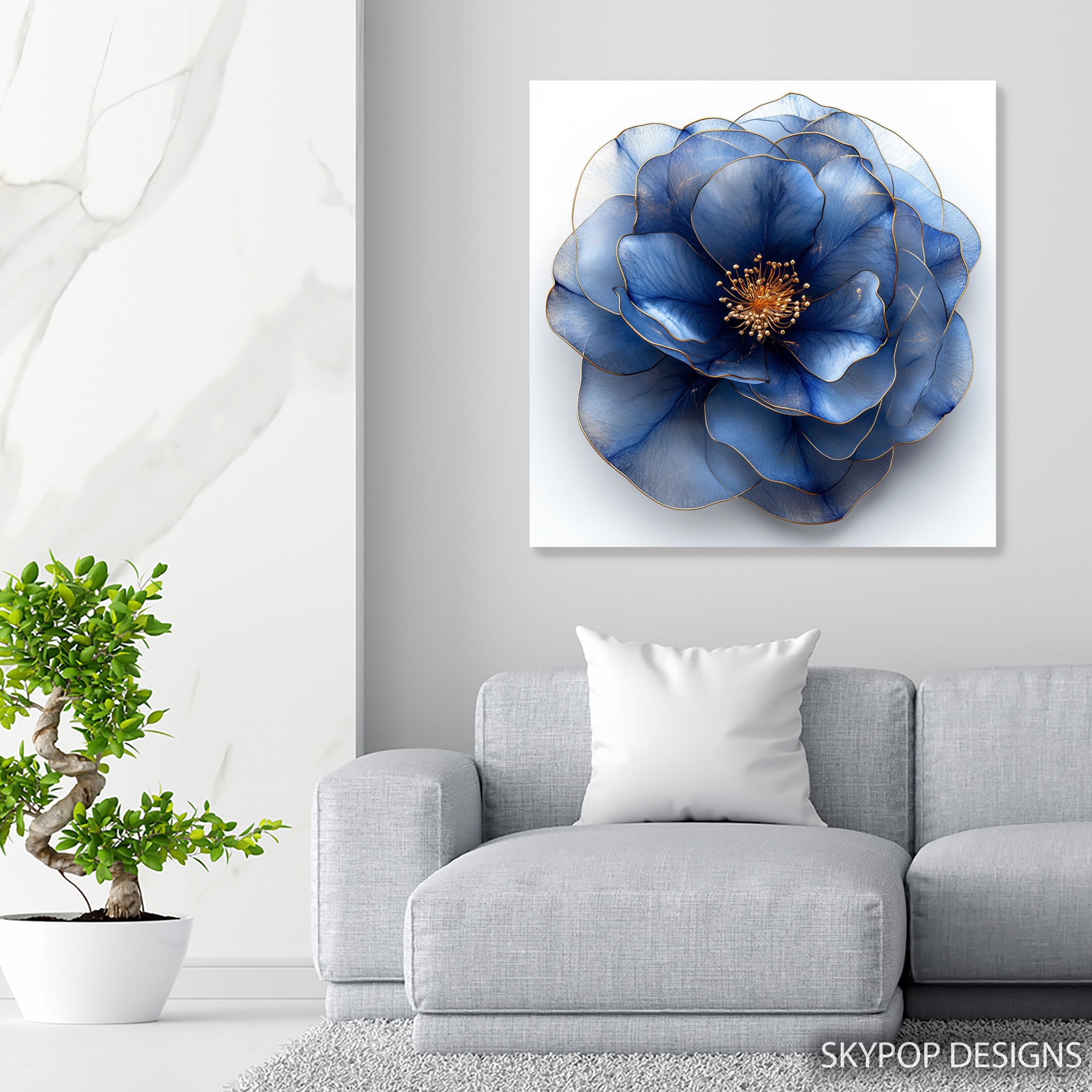 5.jpg Blue Peony Art