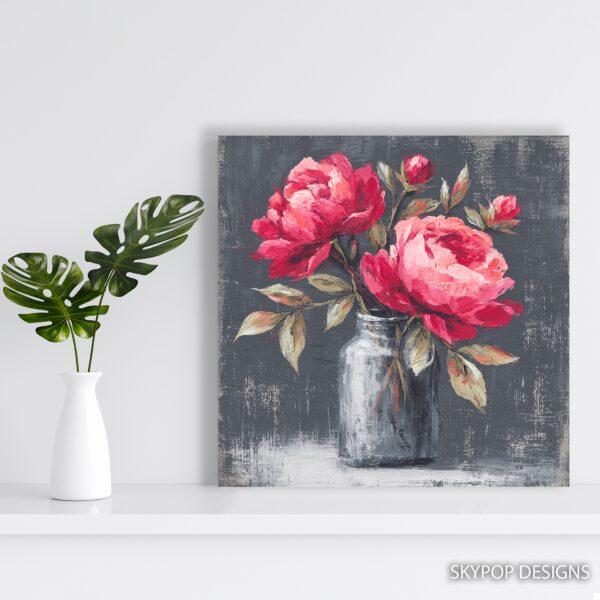 Peony Bouquet Art
