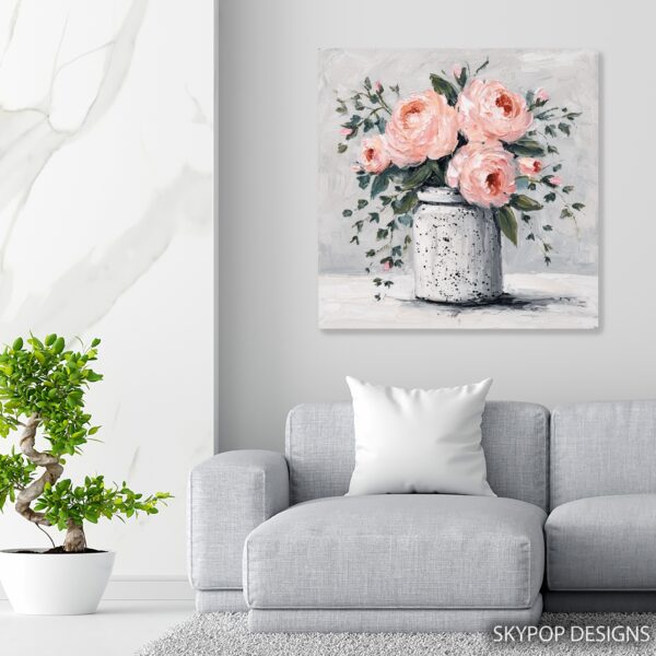 Rustic Rose Bouquet Art