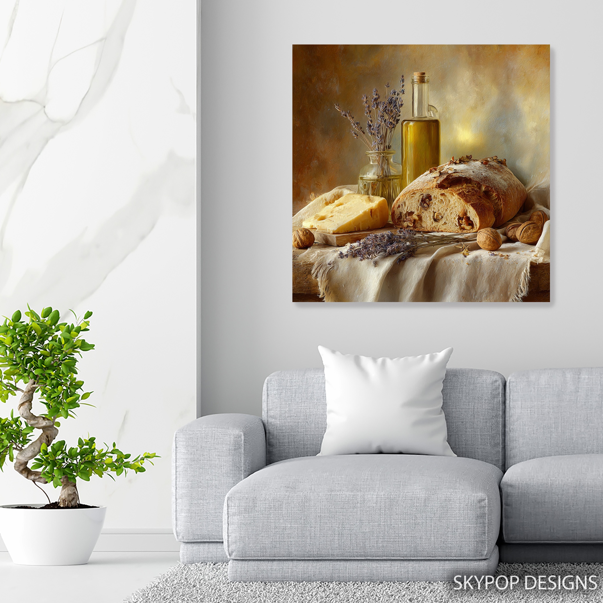5.jpg Rustic Bread and Cheese Art