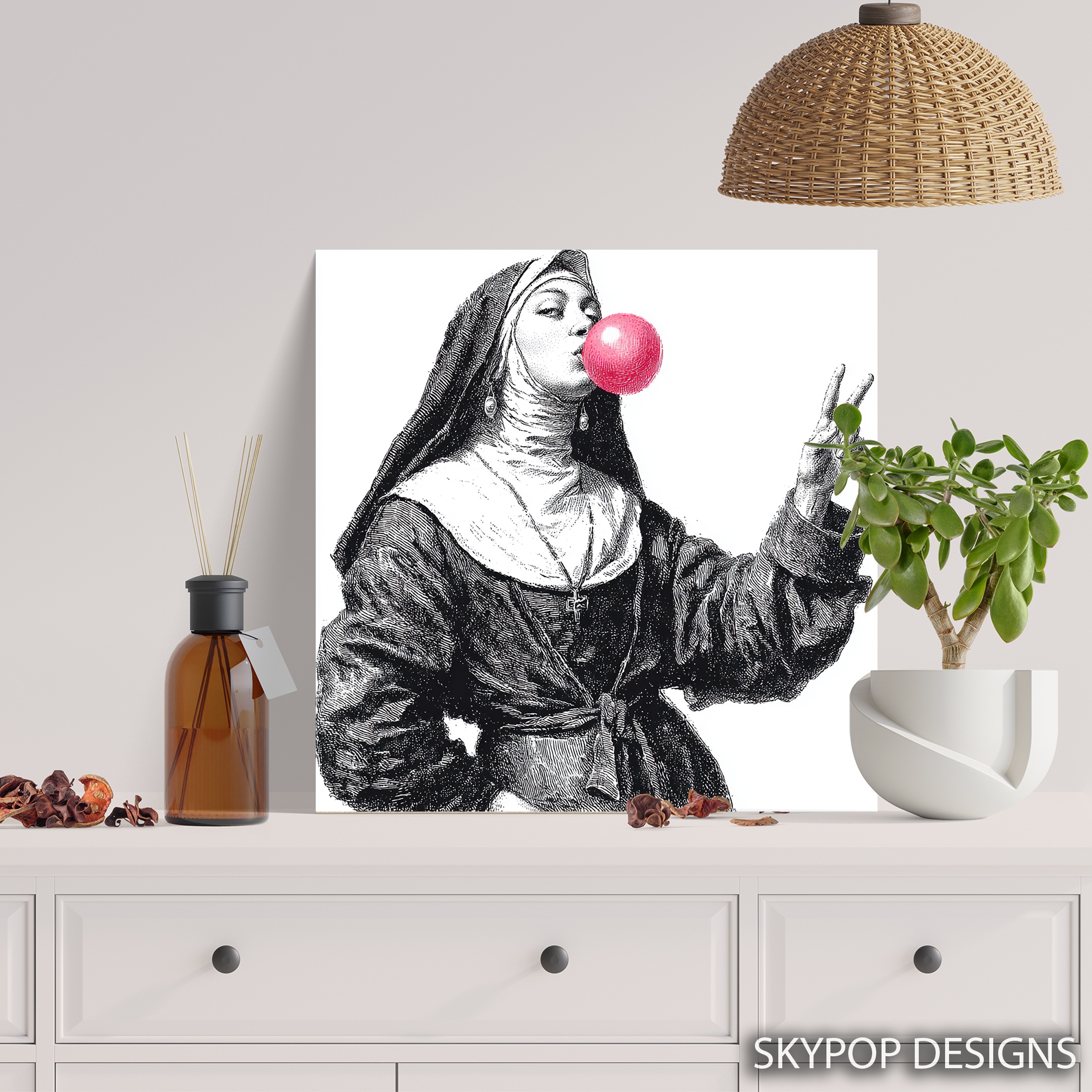 5.jpg Bubblegum Nun Art