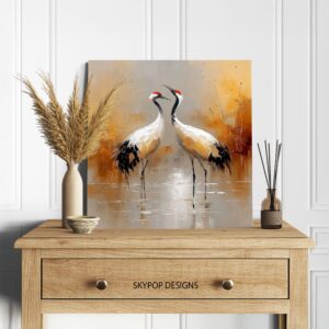 Crane Pair Art