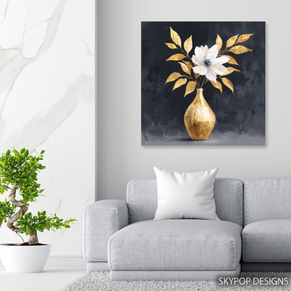 Golden Bloom Art