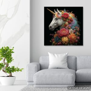 Unicorn Garden Art