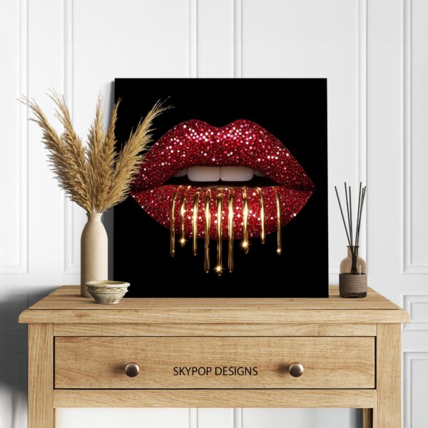 Glamorous Lips Art