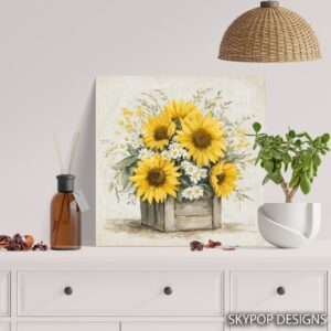 Sunflower Bouquet Art