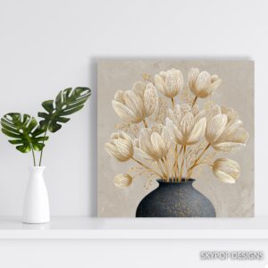 Golden Tulips Art