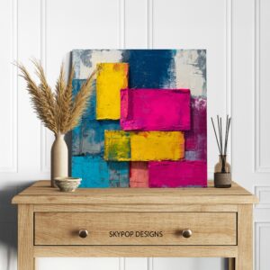 Geometric Blocks Art