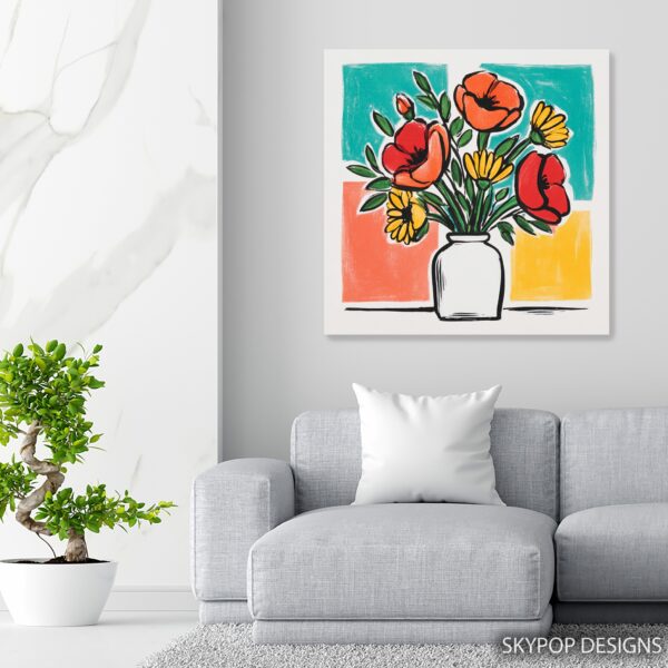 Poppy Bouquet Art