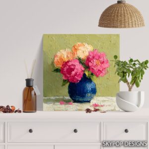 Vibrant Floral Bouquet Art