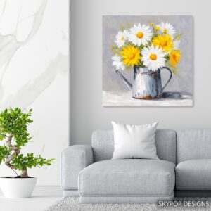 Daisy Bouquet Art