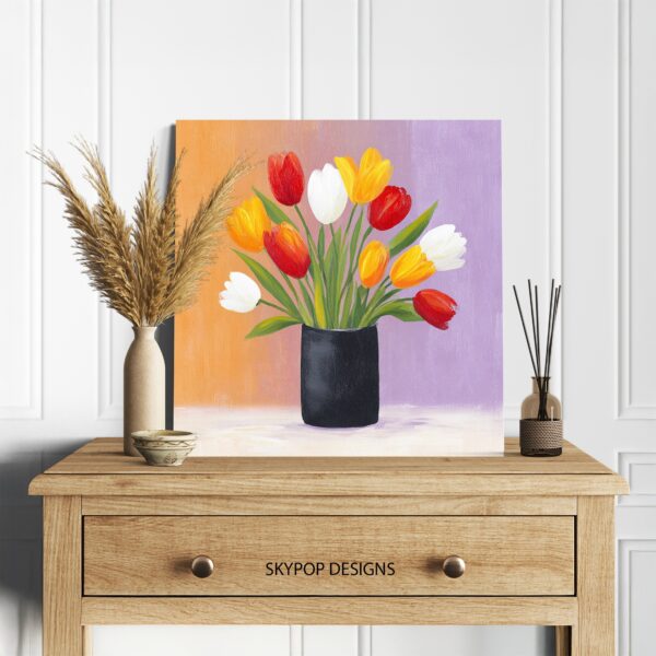 Tulip Bouquet Art