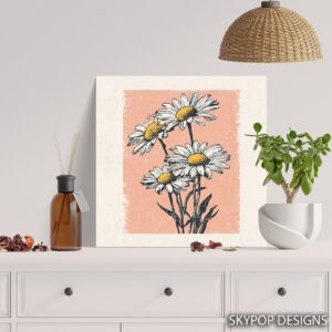 Daisy Flower Art