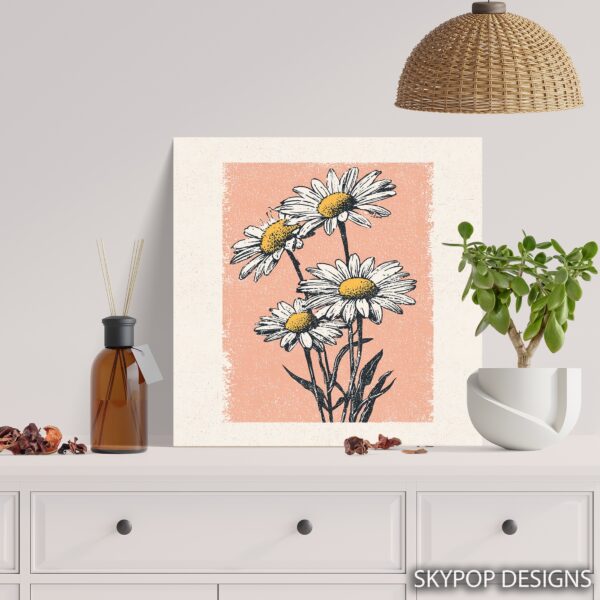 Daisy Flower Art