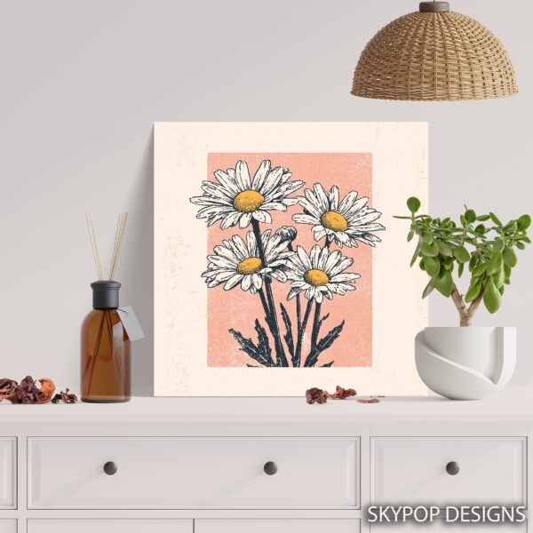 Daisy Flower Art