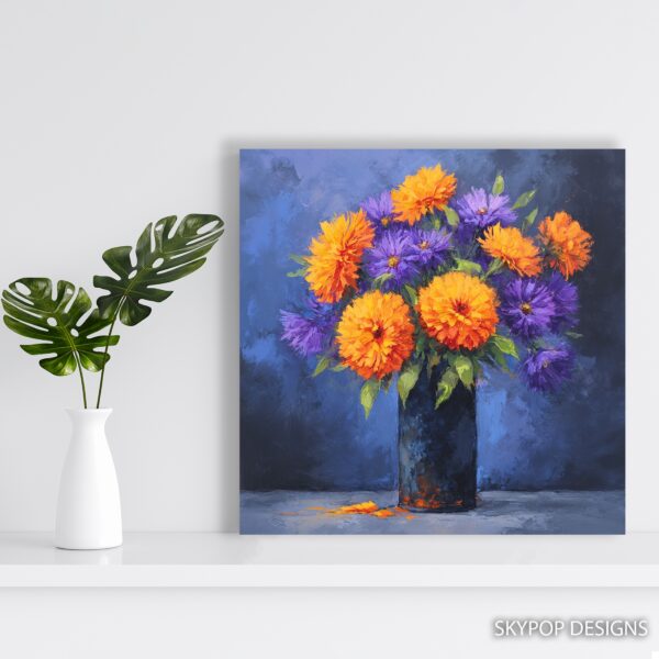 Vibrant Floral Bouquet Art